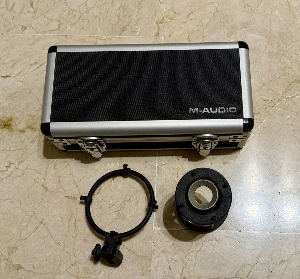 Micrófono M-Audio Solaris, condensador con tres patrones