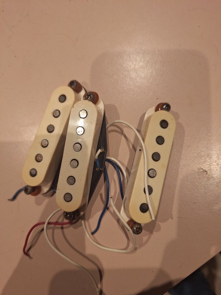 Pastillas Fender Stratocaster 1991