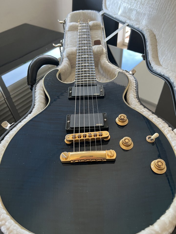 Cambio Gibson Longhorn Trans Blue de 2008