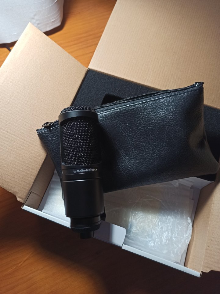 Micrófono de condensador Audio -Technica AT2020
