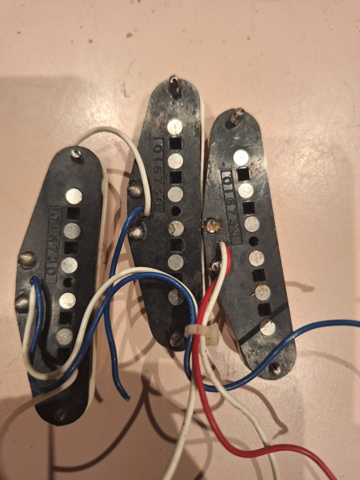 Pastillas Fender Stratocaster 1991