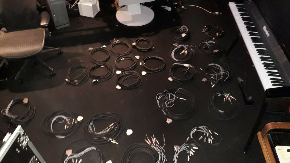 Vendo cableado de estudio de grabación, DSub25 - XLR - Jack - PATCHBAYS