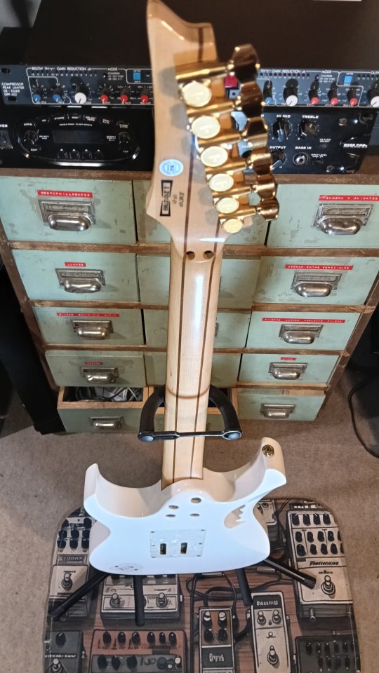 Ibanez JEM7VP-WH Steve Vai Signature + Gigbag