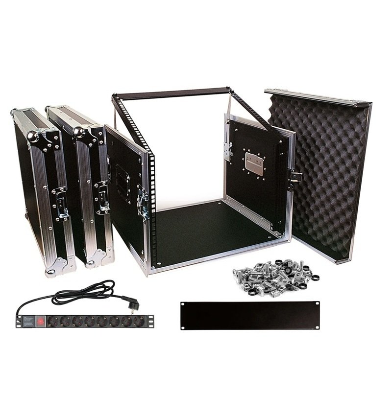 Aramario Rack 19" (8U+9U) Abatible con varios accesorios de segunda mano · Foto 1 de 8 · Cantabria · 350 €