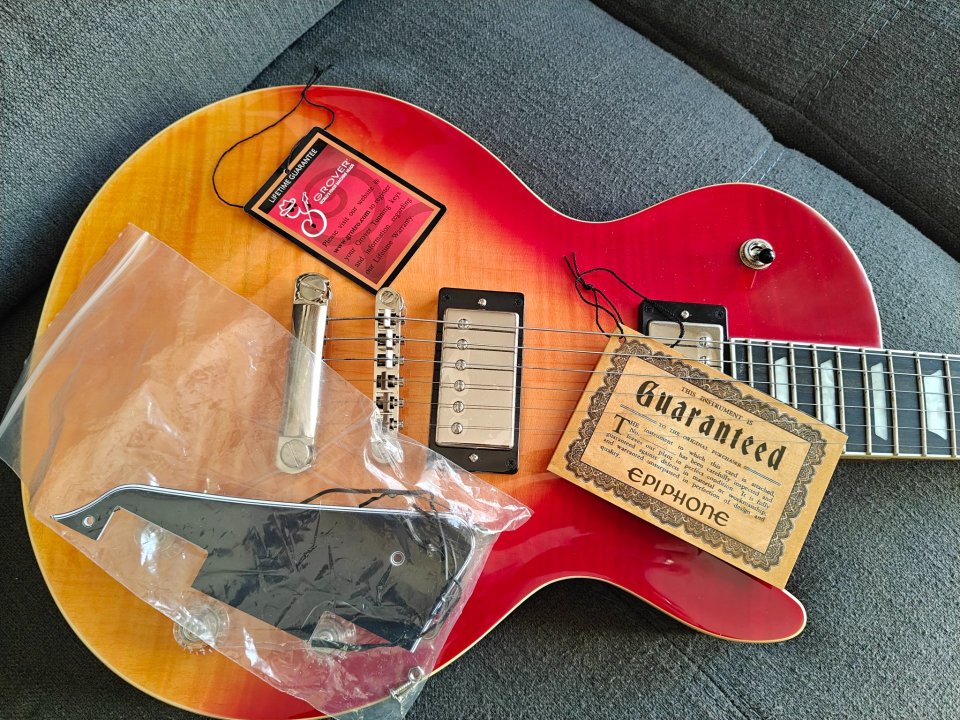 O cambio Epiphone Les Paul standard modern