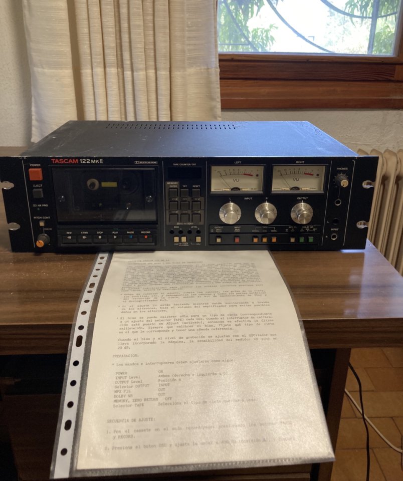 Tascam 122 MkII de segunda mano · Foto 3 de 3 · Madrid · 350 €