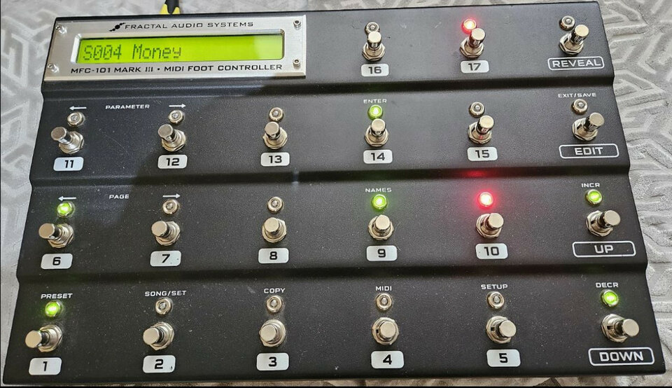 Fractal Audio MFC-101 mkIII - Pedalera para el Axe FX -REBAJA A 330 €