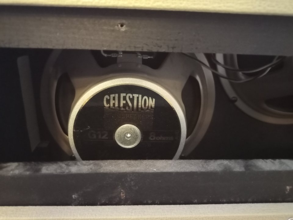 TAD 2x12 con Fender logo con Celestion V30s