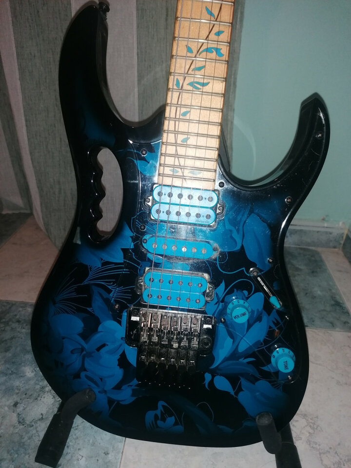 IBANEZ Steve Vai Jem77P-BFP BLUES Floral Pattern
