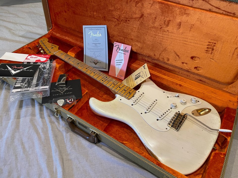 Fender Stratocaster Custom Shop ’57 Relic Blonde – 2,9 kg