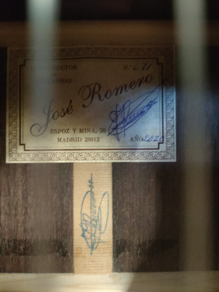 José Romero 1ª año 2020