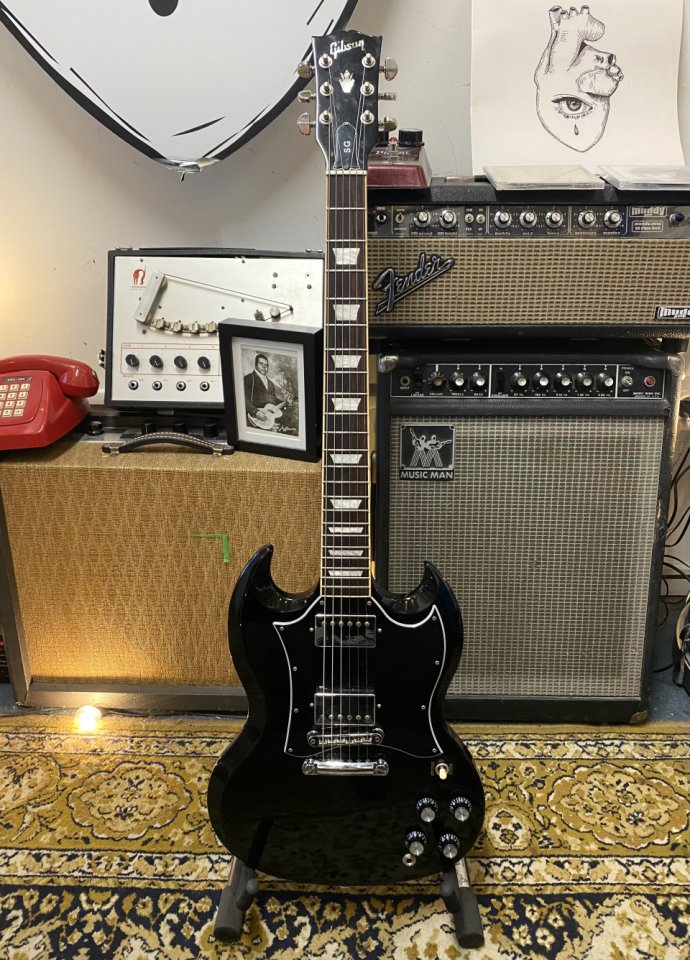 Gibson SG Standard Ebony (VIDEO)