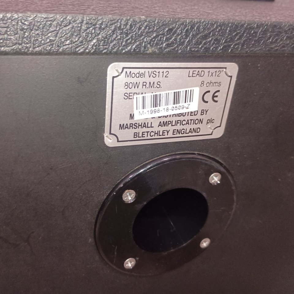 Marshall vs12 pantalla 1x12 de segunda mano · Foto 5 de 8 · Málaga · 200 €