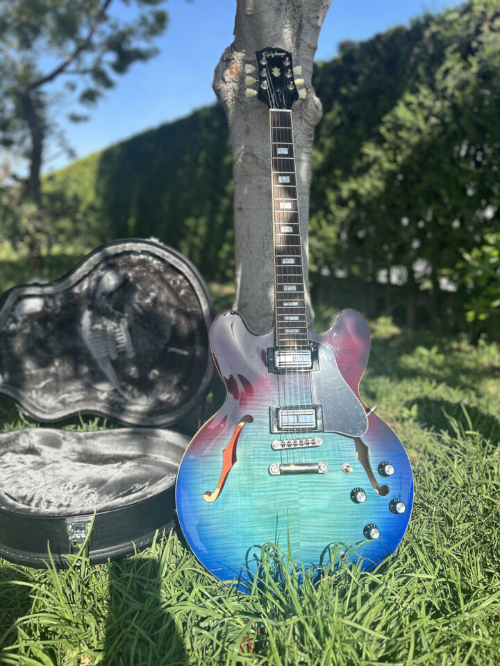Epiphone ES-335 IG Blueberry burst