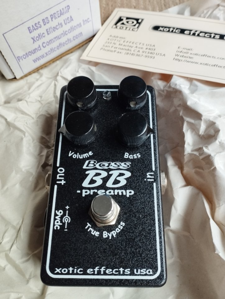Pedal Xotic Bass BB Preamp V1