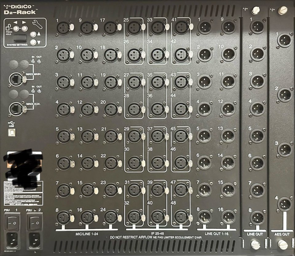 Compro D2 rack digico rj45