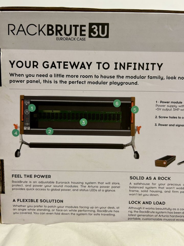 Arturia RackBrute 3U – 88HP Eurorack Case