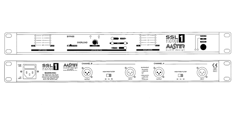 Limitador-compresor profesional de sonido. Precintable de segunda mano · Foto 3 de 5 · Cantabria · 180 €