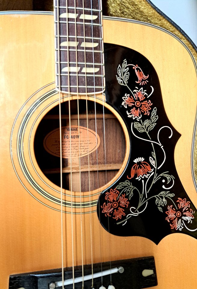 Guitarra acústica Yamaha FG 401W, Japan