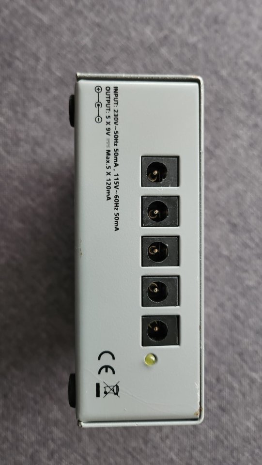 Palmer PWT05 fuente de alimentación de pedales