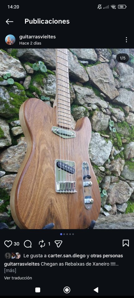 Guitarra de Luthier Vieites