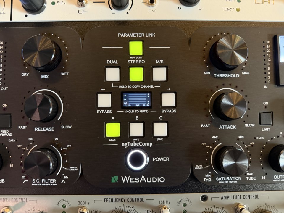 WesAudio ngTubeComp. Compresor vari-mu a válvulas + recall digital, mint. de segunda mano · Foto 5 de 5 · Araba · 4300 €