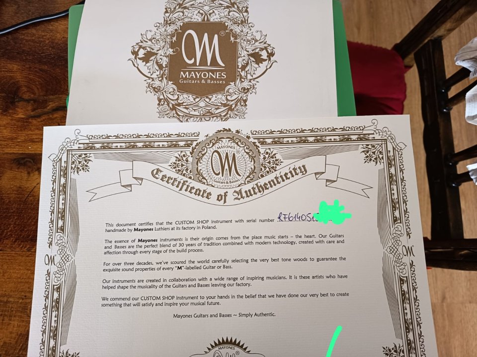 Mayones Regius 6 Custom Blanca