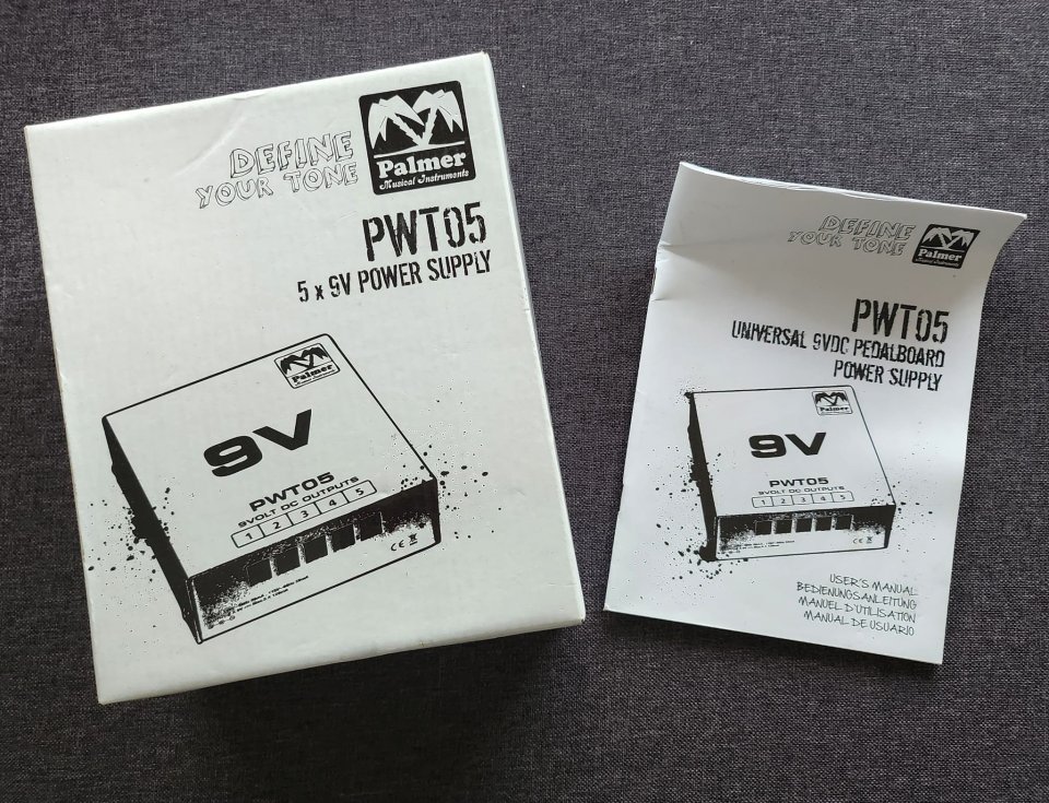 Palmer PWT05 fuente de alimentación de pedales