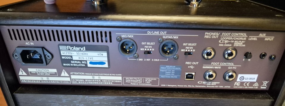 Amplificador Acústica BOSS Singer Live