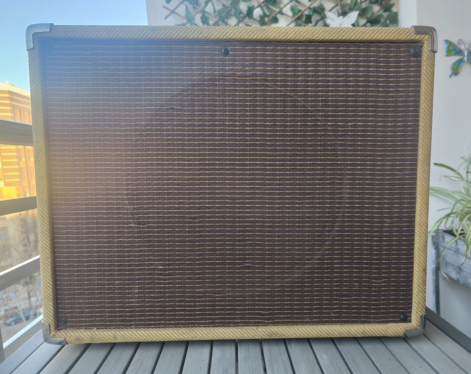 Pantalla Mojotone 1x12 Tweed + Celestion Blue Alnico 16ohm