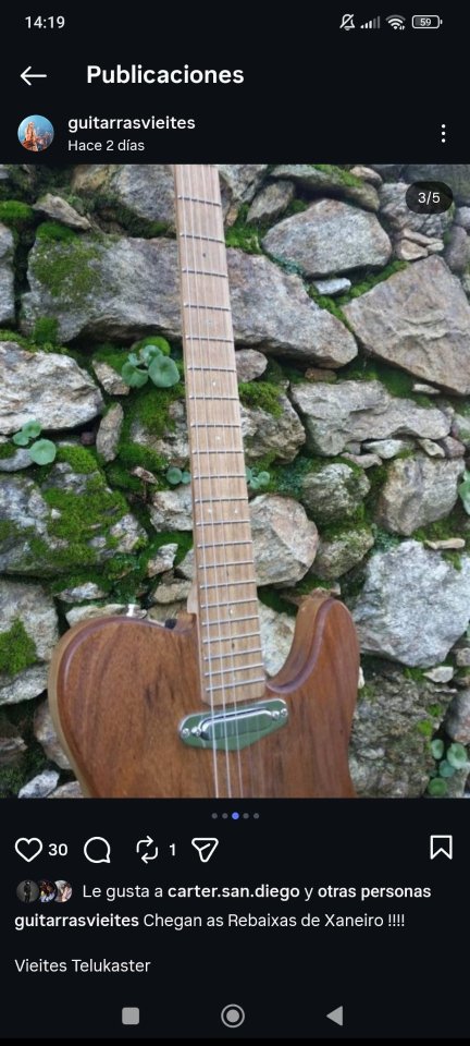 Guitarra de Luthier Vieites