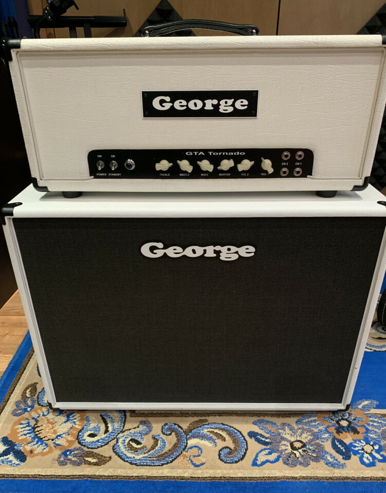 Amplificador guitarra George GTA Tornado Head+Cabinet 2x12