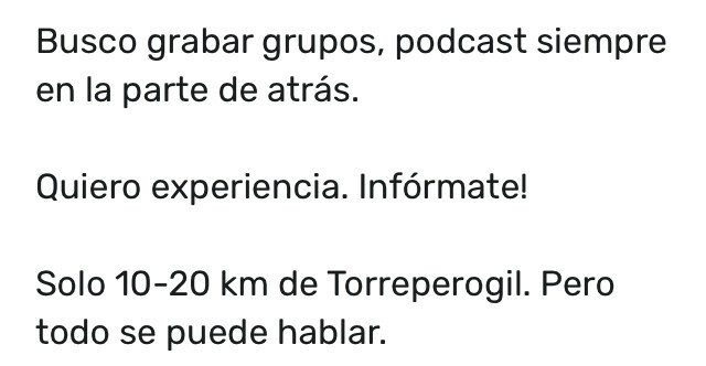 Busco músicos para colaborar en sus proyectos como sonidista