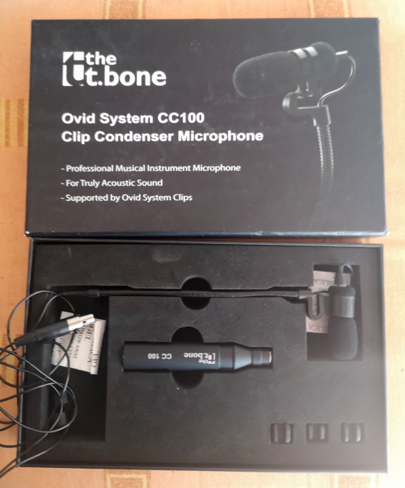 Reservado - The T.Bone Ovid CC 100 - Micrófono para guitarra acústica