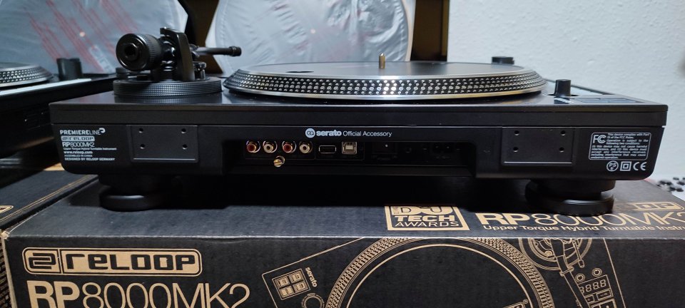 2 reloop rp 8000mk2 nuevos