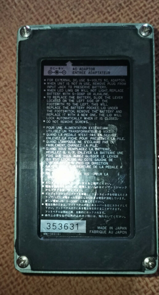 Pedal  ibanez Fat Cat FC10 Made un Japan. Podria cambiar por bajo jazz bass