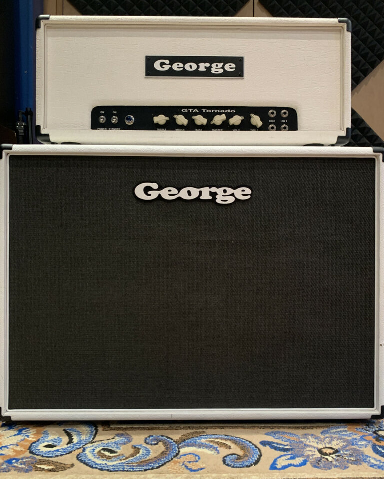 Amplificador guitarra George GTA Tornado Head+Cabinet 2x12