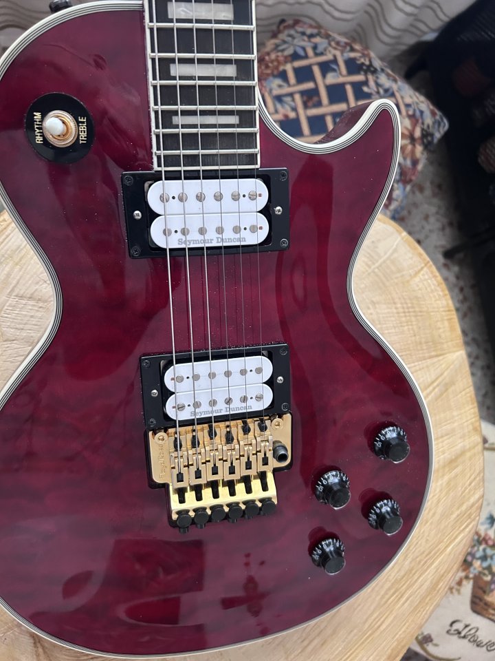 Epiphone Alex Lifeson Les Paul Custom Axcess Ruby de segunda mano · Foto 1 de 9 · Valencia · 900 €