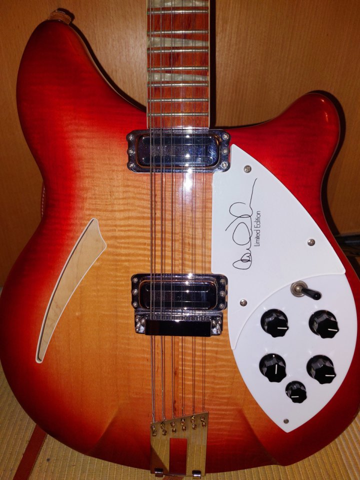 Rickenbacker 360/12 CW Signature (Carl Wilson, The Beach Boys), Edición Limitada.