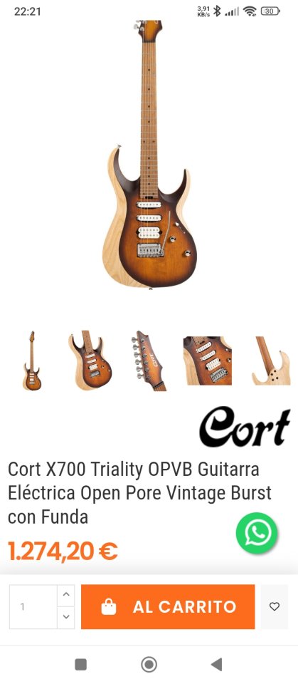 Cort triality x700 como nueva de segunda mano · Foto 4 de 10 · Bizkaia · 750 €