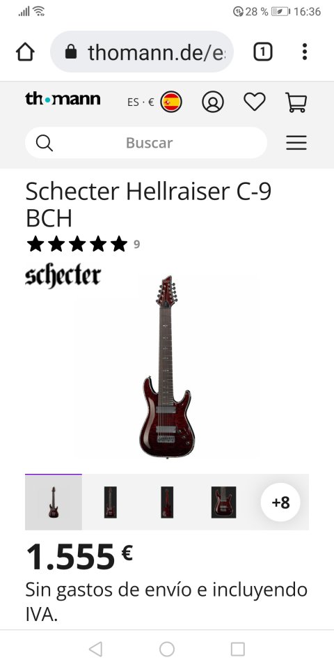 Schecter guitarra