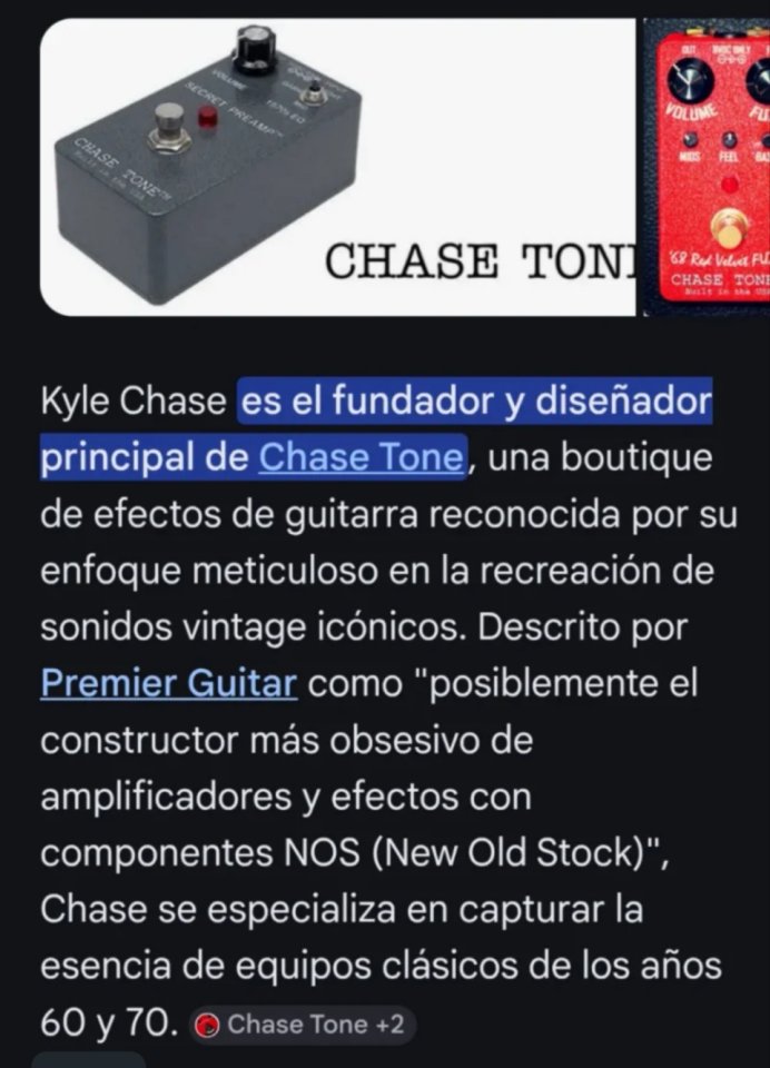 Chase tone secret preamp - Kyle Chase NUEVO de segunda mano · Foto 5 de 10 · Huelva · 275 €