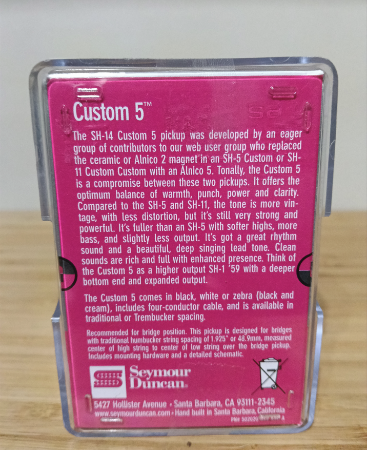 Seymour Duncan Sh14 Custom Five de segunda mano · Foto 2 de 9 · Barcelona · 80 €