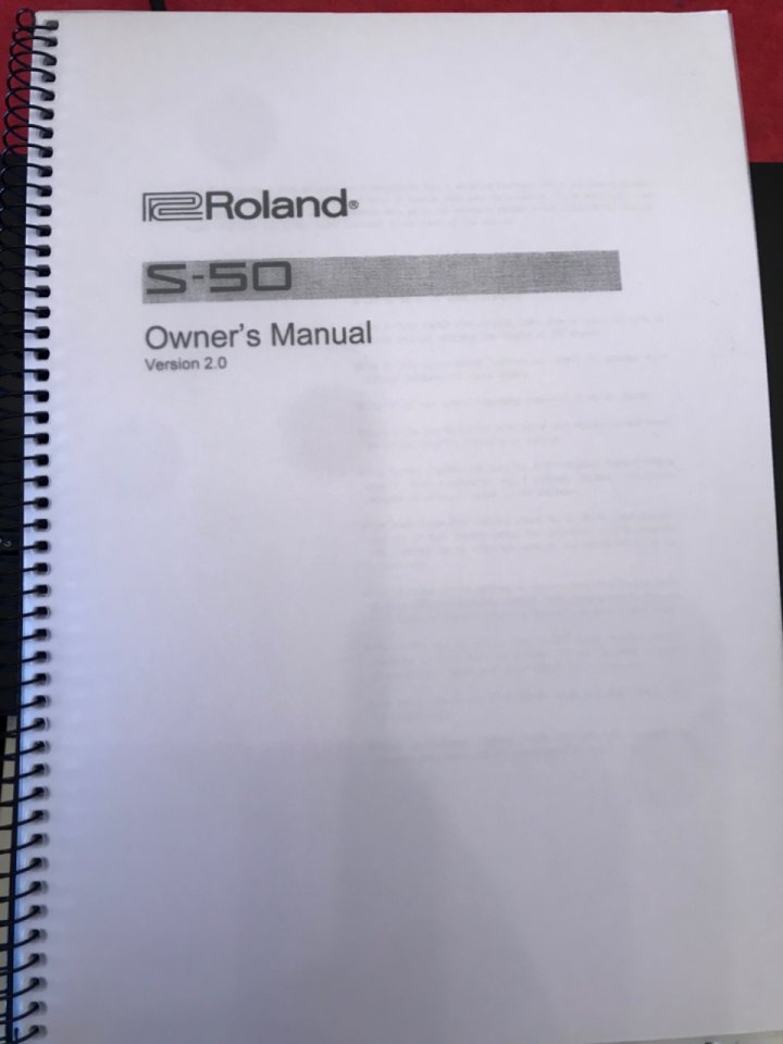 Roland S-50 Sampler + extras