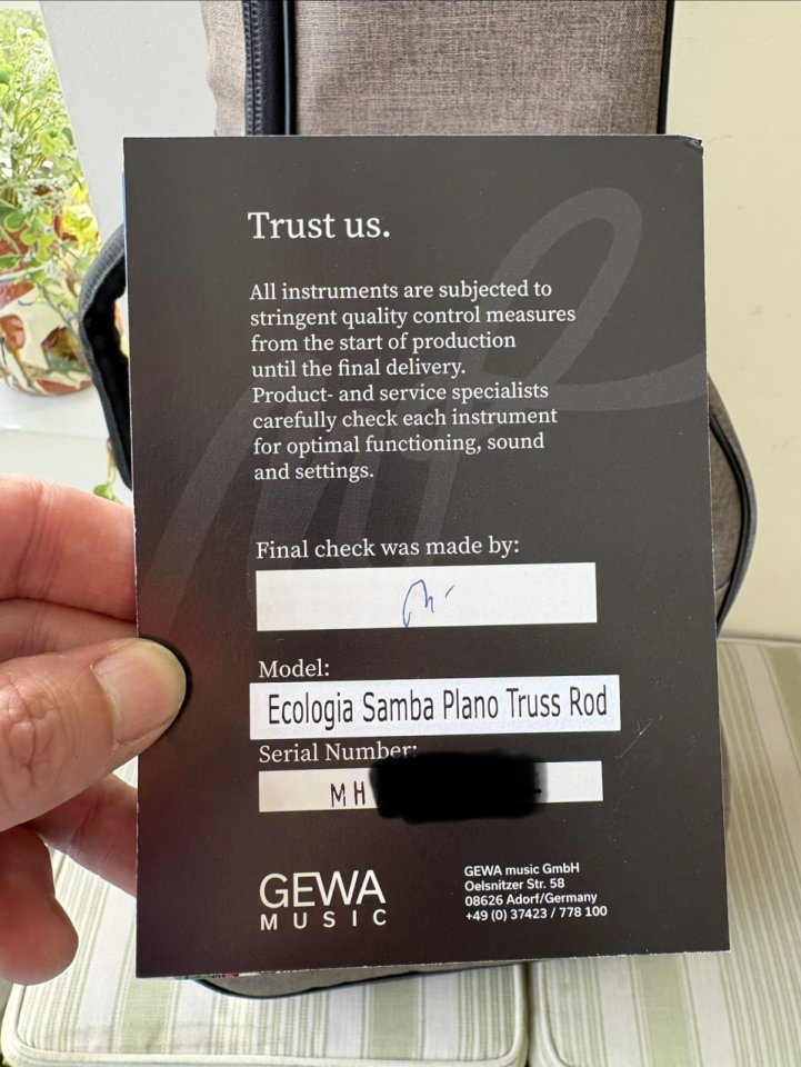 Manuel Rodríguez Ecología Samba Plano Truss Rod guitarra clásica