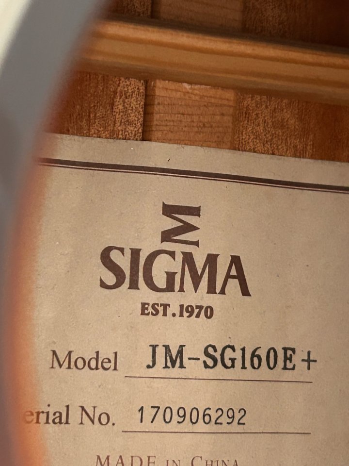 Guitarra Electro Acústica Sigma JM-SG160E de segunda mano · Foto 7 de 7 · Barcelona · 390 €
