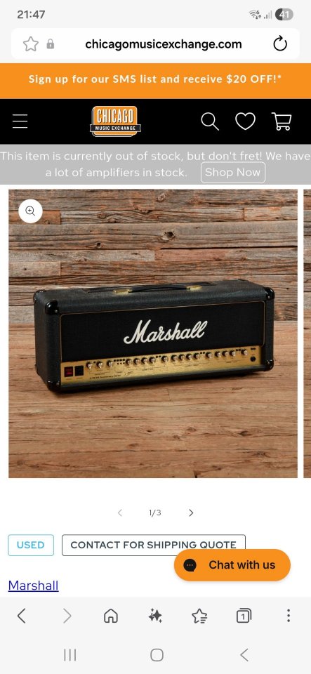 Marshall 6100 30 aniversario de segunda mano · Foto 1 de 3 · Bizkaia · 700 €