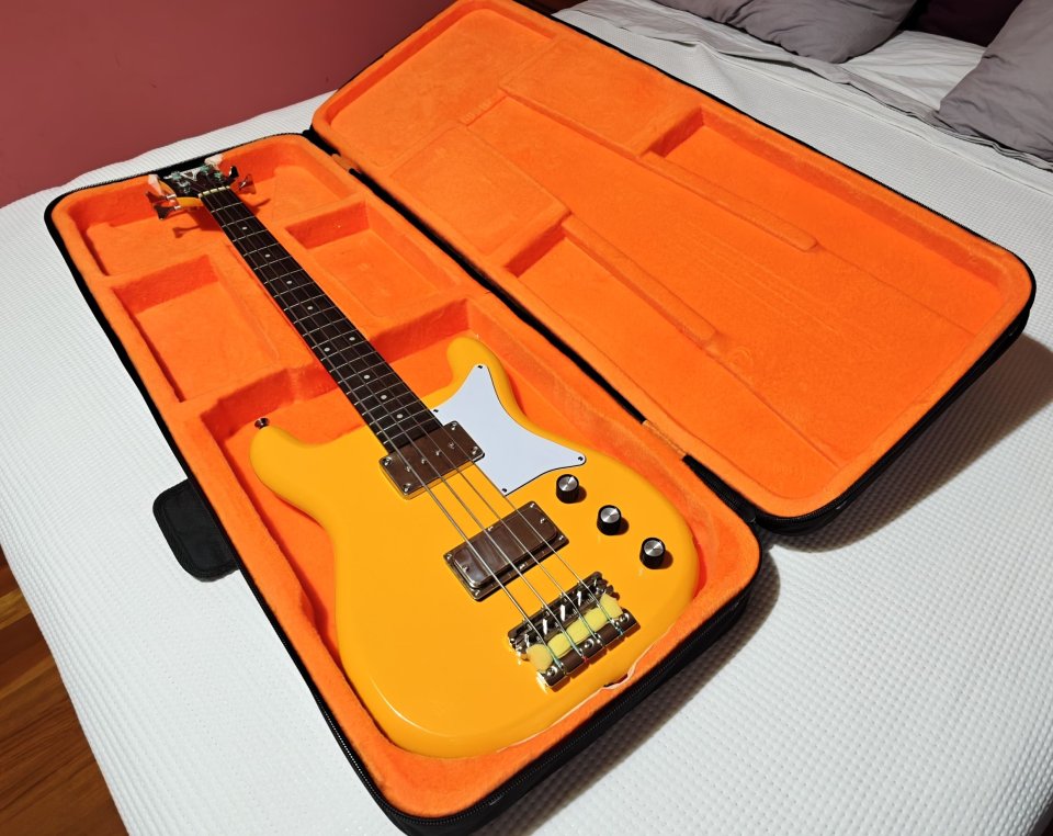 Epiphone Newport + estuche + flats + mute + cierres Dunlop Dual de segunda mano · Foto 6 de 9 · Lugo · 450 €