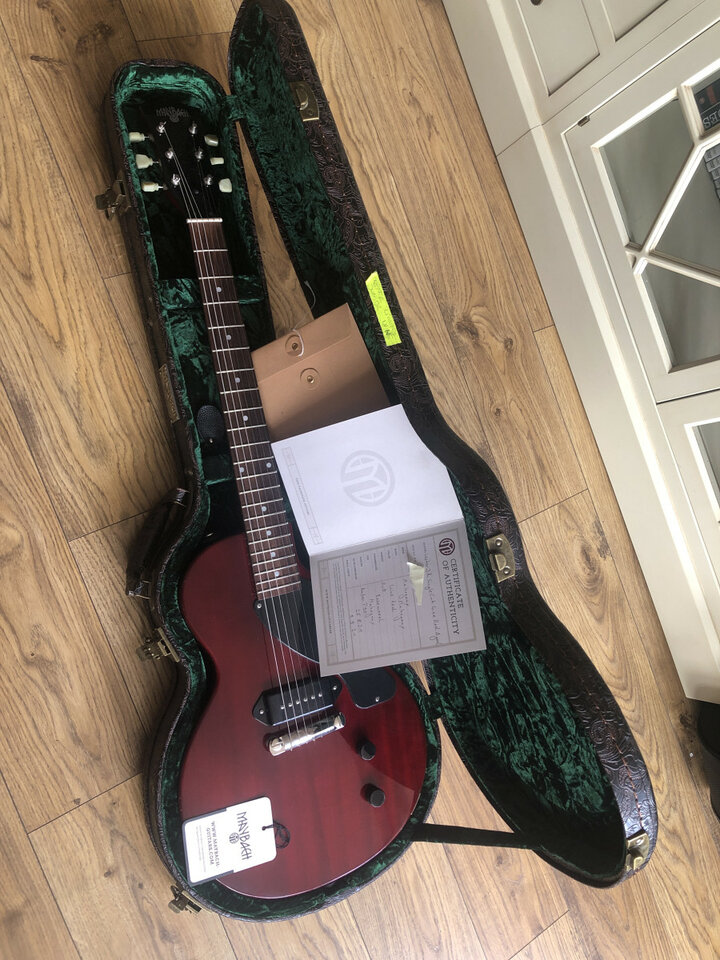 REBAJA Maybach Lester JR Single Cut Wine Red Aged