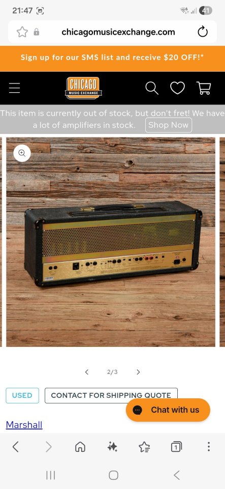 Marshall 6100 30 aniversario de segunda mano · Foto 2 de 3 · Bizkaia · 700 €